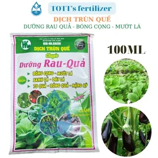 Phân Trùn Quế dạng nước chuyên Dưỡng Rau Quả - Gói 100ml TOTT's fertilizer