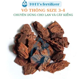 Vỏ Thông size 3,4 450g Đã Qua Xử Lý - Giá Thể Trồng Phong Lan - Vỏ Thông Trồng Lan - Vật Dụng Trồng Cây Lan
