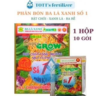 Phân bón lá  Bật chồi xanh lá Ra rể Ba Lá Xanh Số 1 TOTT's fertilizer