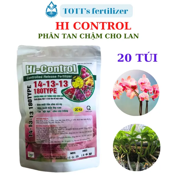 Phân chì tan chậm dành cho lan gói 20 tép nhỏ TOTT's fertilizer