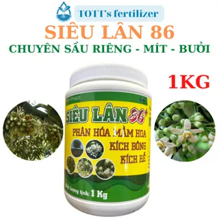 Lân 86,kích ra hoa trái vụ, ra hoa đồng loạt hủ 1kg TOTT's fertilizer
