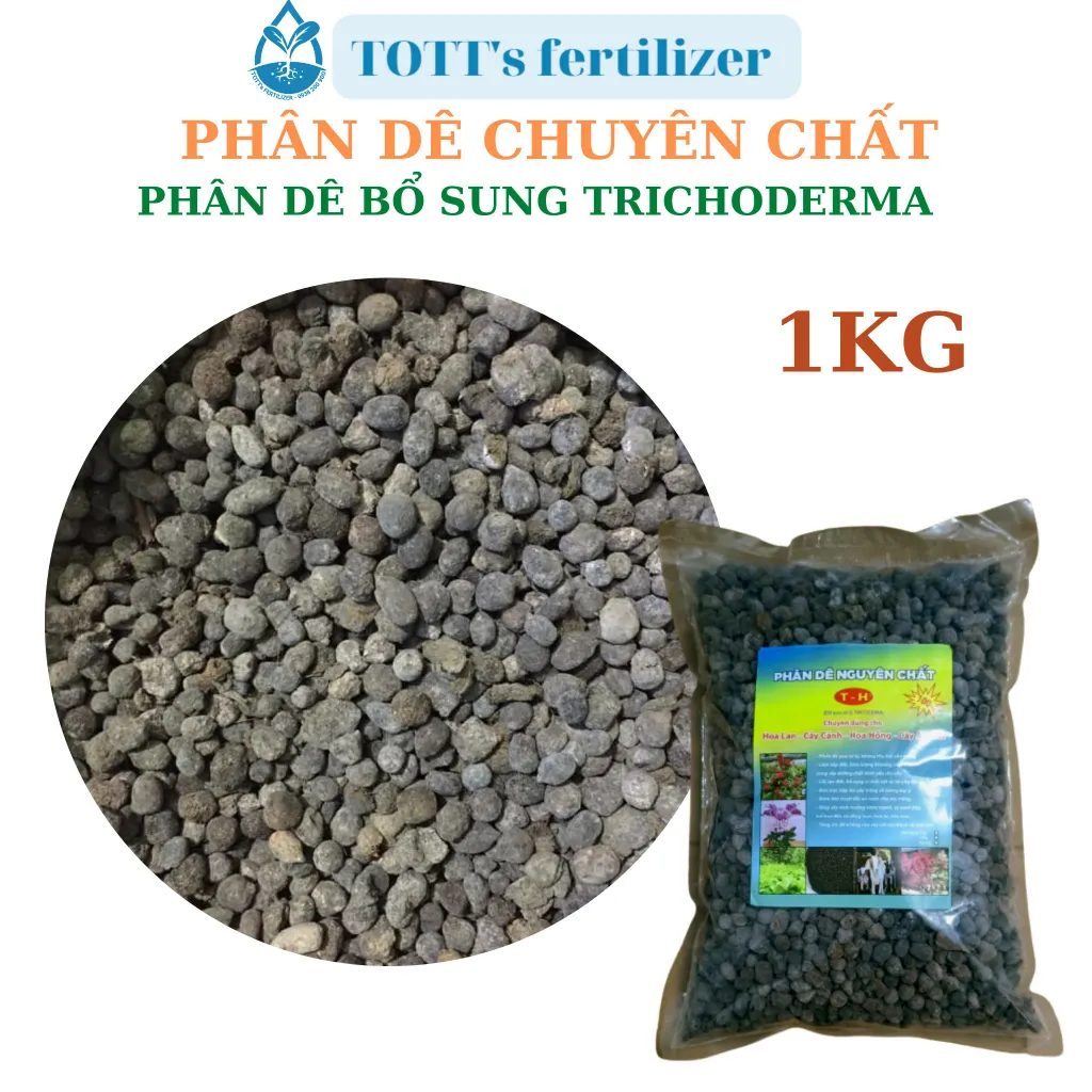 Phân Dê Đã Xử Lý Làm Phân Bón Lan Và Phân Bón Cây Trồng Gói 1kg