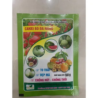 Canxi Bo Chống Rụng Nụ Hoa, Trái Non, Nứt Trái Dạng Gói 25G TOTT's fertilizer